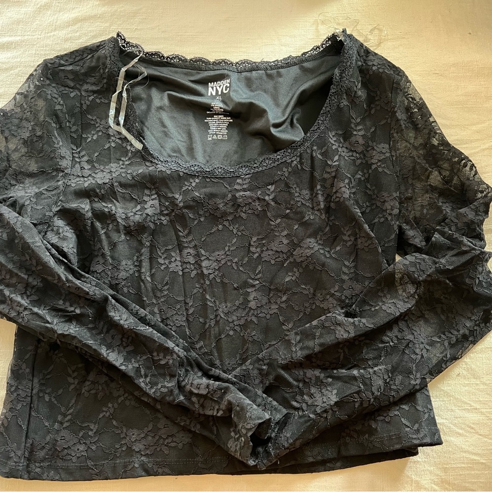 Black Lace Top